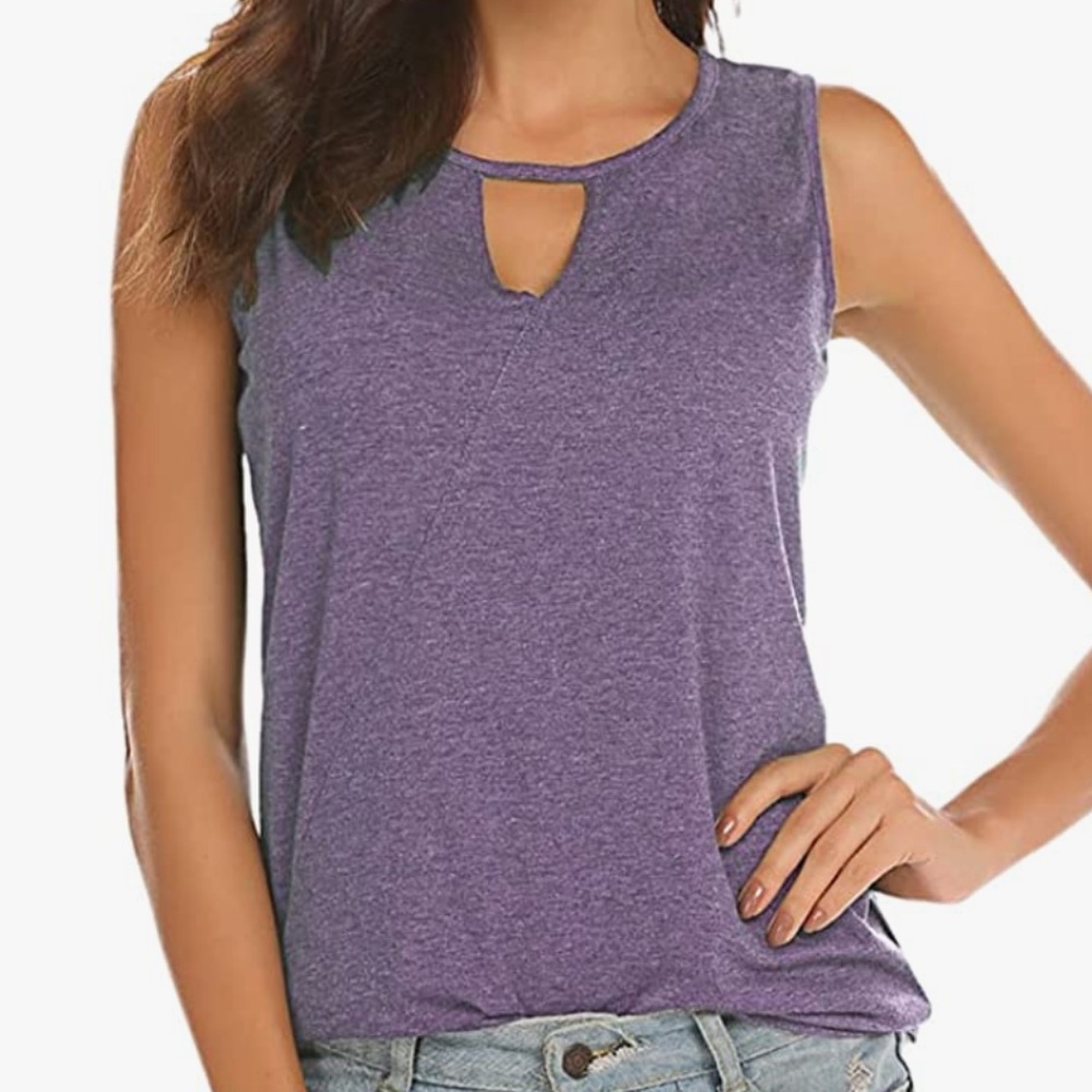 🆕 Poetsky Womens Backless Sleeveless Tank Top